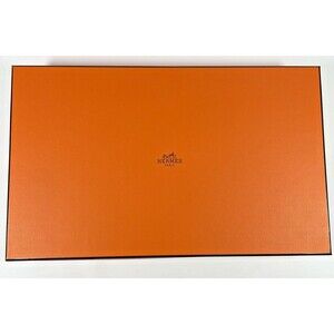 Authentic Orange Hermes Large Empty Box 15 1/4" x9 1/4" x 2 3/4" READ
